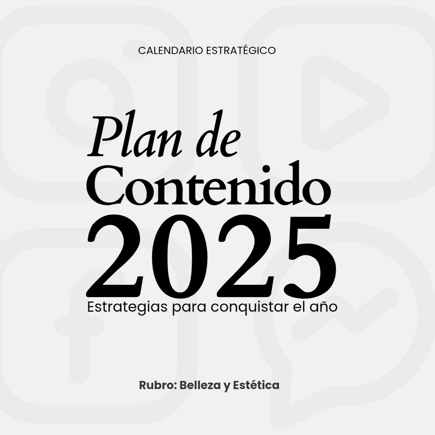 Plan de Contenido 2025 - Calendario Estratégico